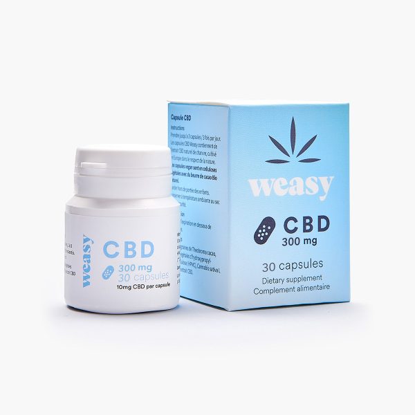 Weasy Capsules de CBD 30 x 10mgAfin de permettre à son organisme de bénéficier d’un apport régulier et précis en terme de CBD, les capsules de CBD RELAX proposées par WEASY semblent les plus adaptGROOVLYGROOVLYCBDWeasy Capsules de CBD 30