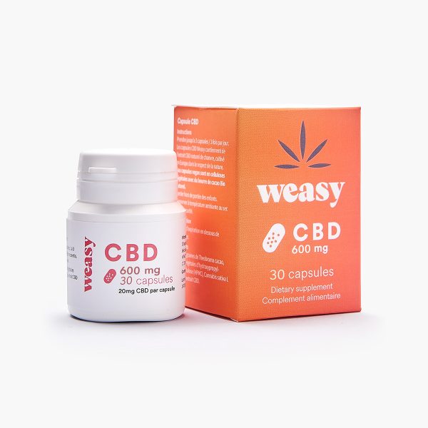 Weasy Capsules de CBD 30 x 20mgLes capsules de CBD sont le parfait compromis pour ceux qui veulent un apport adapté en terme de CBD et permettent d’éviter le goût de l’huile d’olive. Avec les capsGROOVLYGROOVLYCBDWeasy Capsules de CBD 30