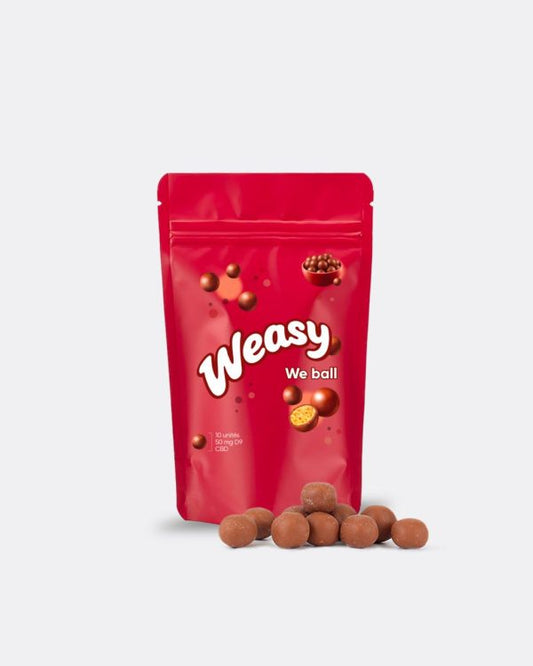 Weasy Weball 10X 5MG D9 THC – ChocoMaltCraquez pour les Weball Weasy, une alliance gourmande et équilibrée de D9 et de CBD pour un moment de détente savoureux et intense ! Chaque bille chocolatée contientGROOVLYGROOVLYCBDWeasy Weball 10X 5MG D9 THC – ChocoMalt