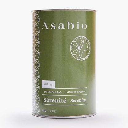 Asabio Tisane CBD – SérénitéPour profiter d’un moment de détente et de relaxation, cette tisane des laboratoires ASABIO constitue la boisson 100% naturelle parfaitement adaptée vous permettant GROOVLYGROOVLYCBDAsabio Tisane