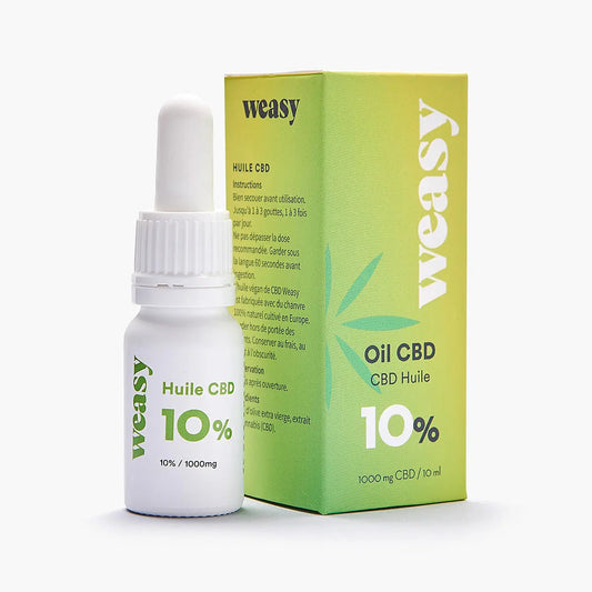 Weasy Huile de CBD 10%Description

Grâce à une extraction de chanvre naturel proposant l’ensemble des propriétés du chanvre, l’huile de CBD 10% WEASY permet un apport fort en termes de CaGROOVLYGROOVLYCBDWeasy Huile de CBD 10%